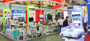 베트남 호치민 팜메디 엑스포 2023 brand background image