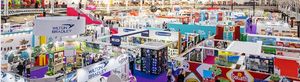 영국 런던 장난감 전시회 2020 brand background image