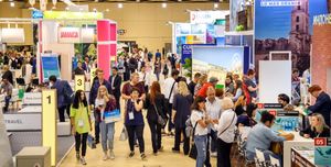 러시아 국제 관광 산업 박람회 2022 brand background image