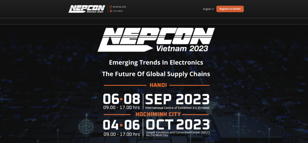 베트남 유일 전자부품 박람회, 넵콘 베트남 하노이(NEPCON VIETNAM)