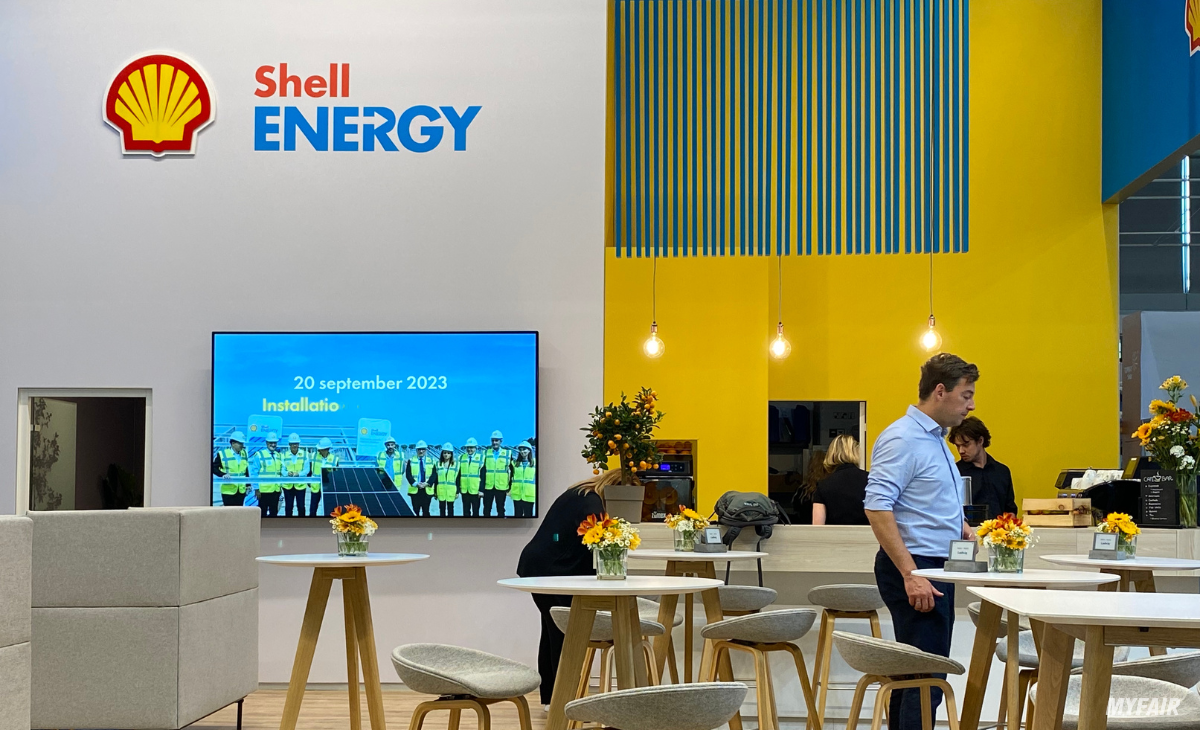 사진 설명: ees 독립부스 사례 | Shell Energy