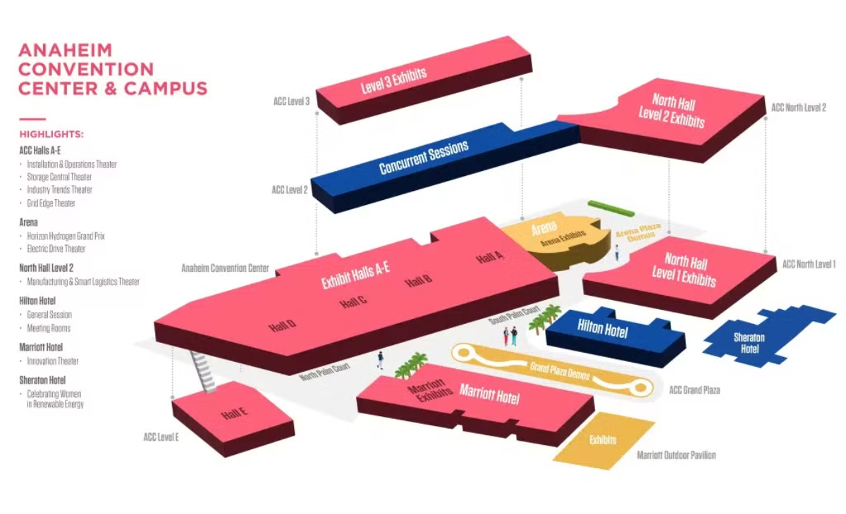 [RE+2026] 애너하임 컨벤션 센터 Floor plan